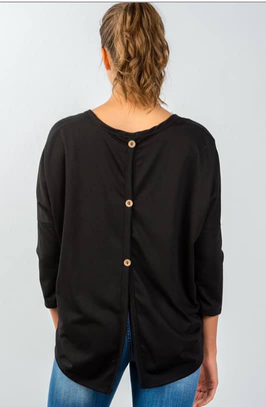black button top