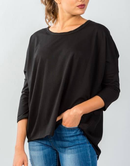 black button top