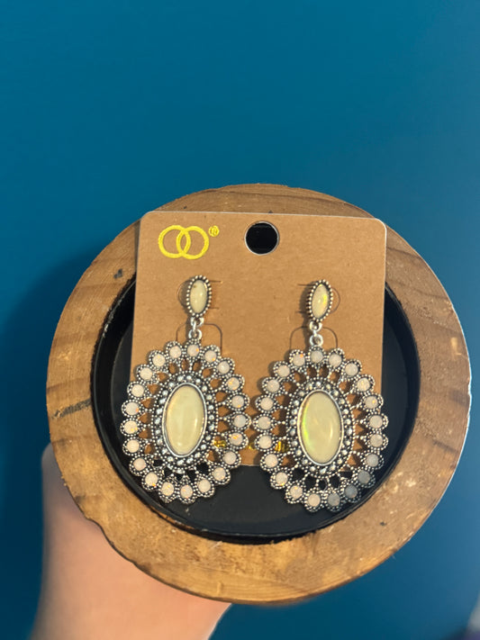 Vintage Lace Drop Earrings