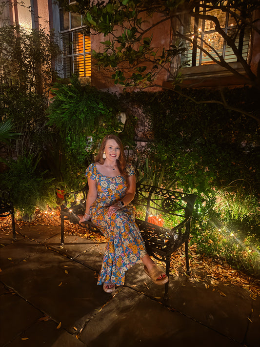 Yellow Floral Jumpsuit